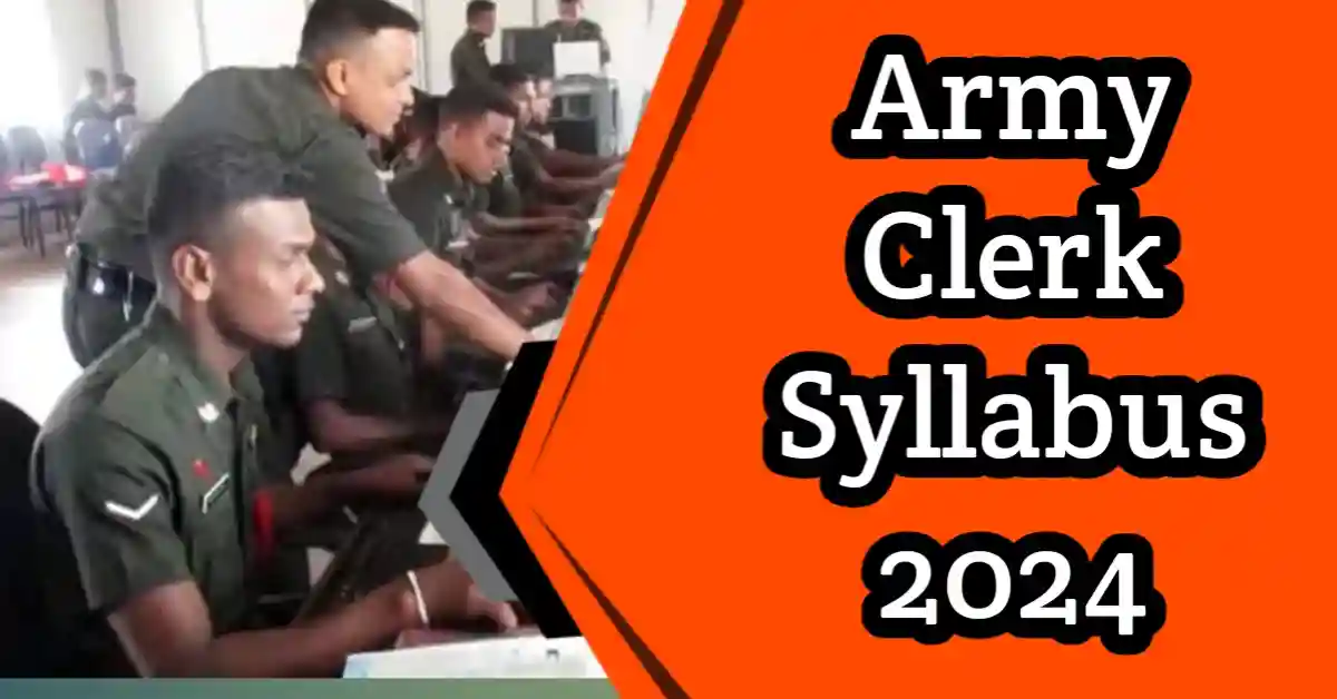 Army clerk syllabus 2024